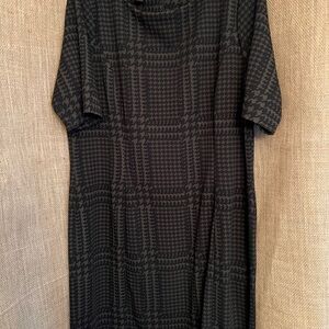 Alfani Black Houndstooth Dress 18